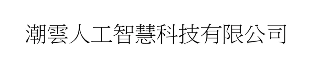 潮雲人工智慧科技有限公司