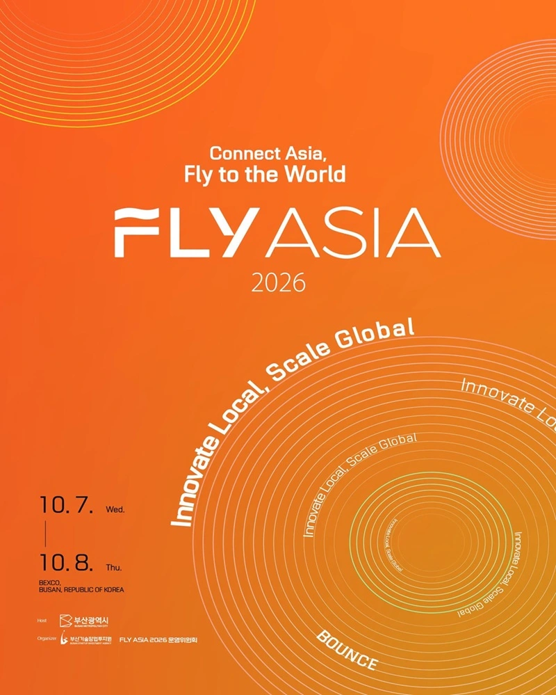 Startup Island TAIWAN受釜山市政府 FLY ASIA 2026 主辦團隊邀請，擔任臺灣合作窗口，公開招募臺灣科技新創參與 FLY ASIA Awards – Nomination Track。