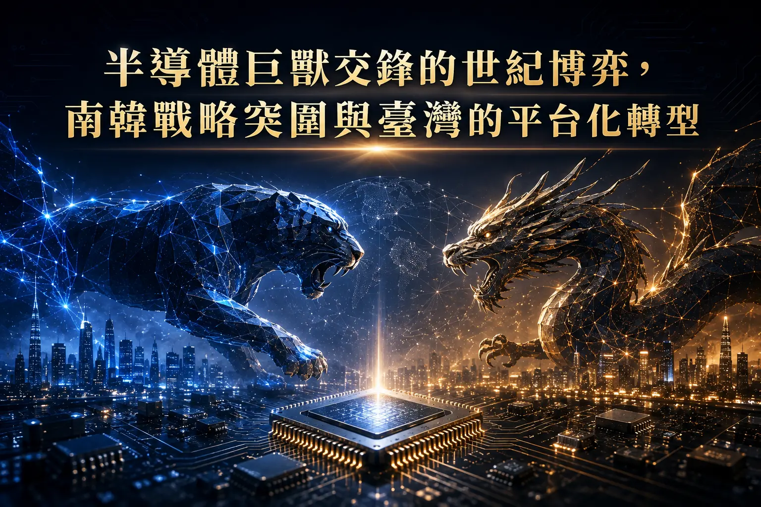 半導體巨獸交鋒的世紀博弈,南韓戰略突圍與臺灣的平台化轉型